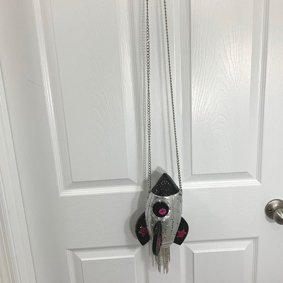 SOLD….BETSEY JOHNSON Kitsch Gimme Some Space Rocket - Picture 2 of 4